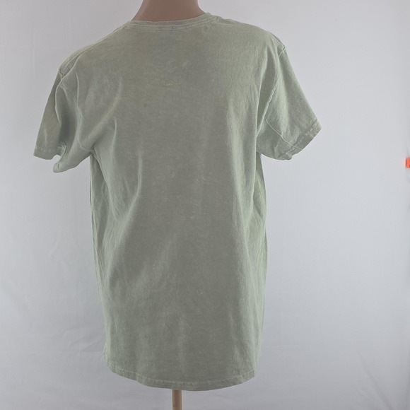 Nirvana Shirt Mens Medium Green Pink Smiley Face Rock Band Graphic Tee T-Shirt‎ - Picture 2 of 5
